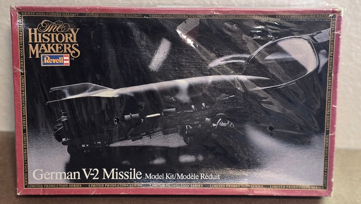 Vtg 1982 Revell The History Makers 1/54 German V-2 Missile Model Kit No.8601 NIB