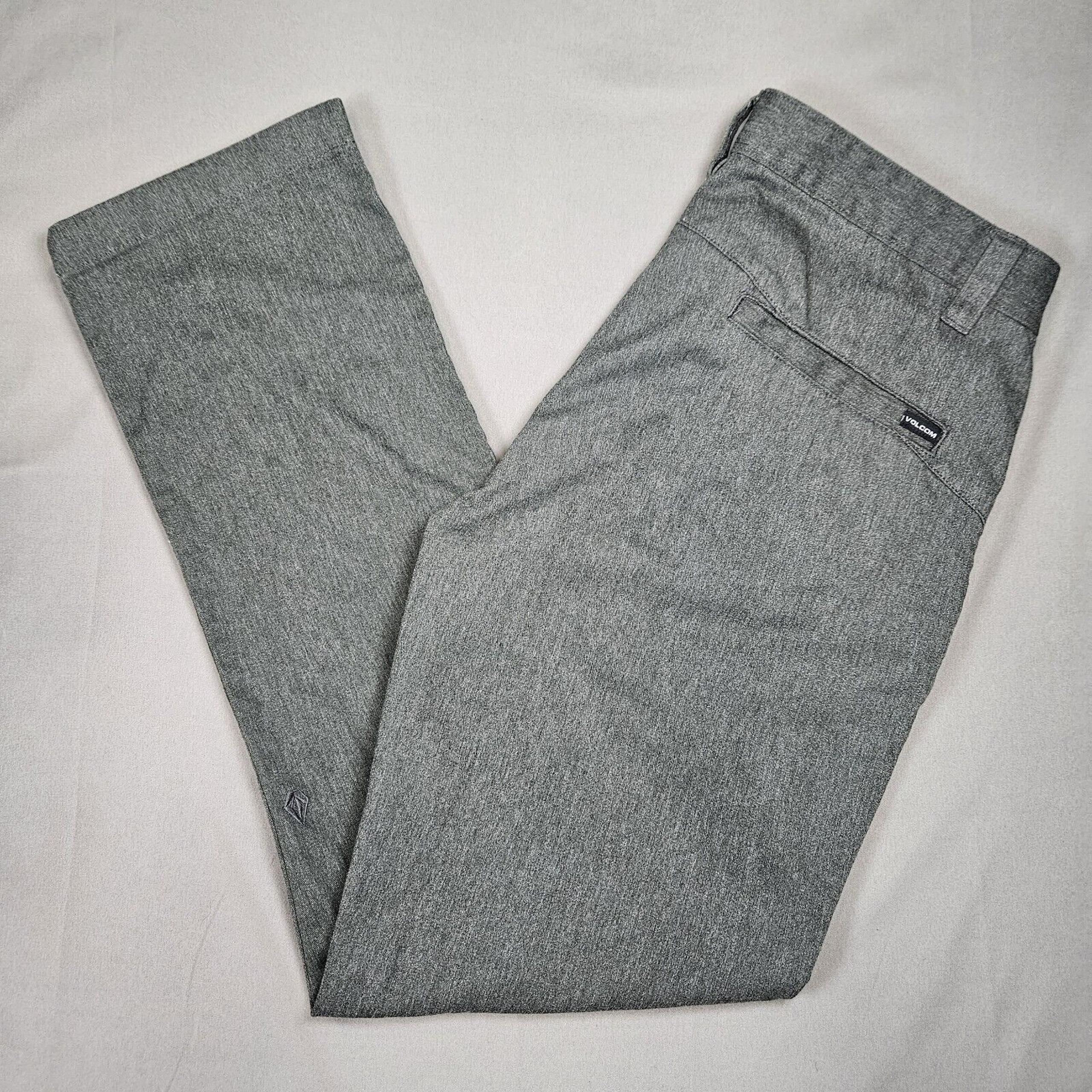 Volcom Chino Pants Mens Size 33 Heather Green 33x30