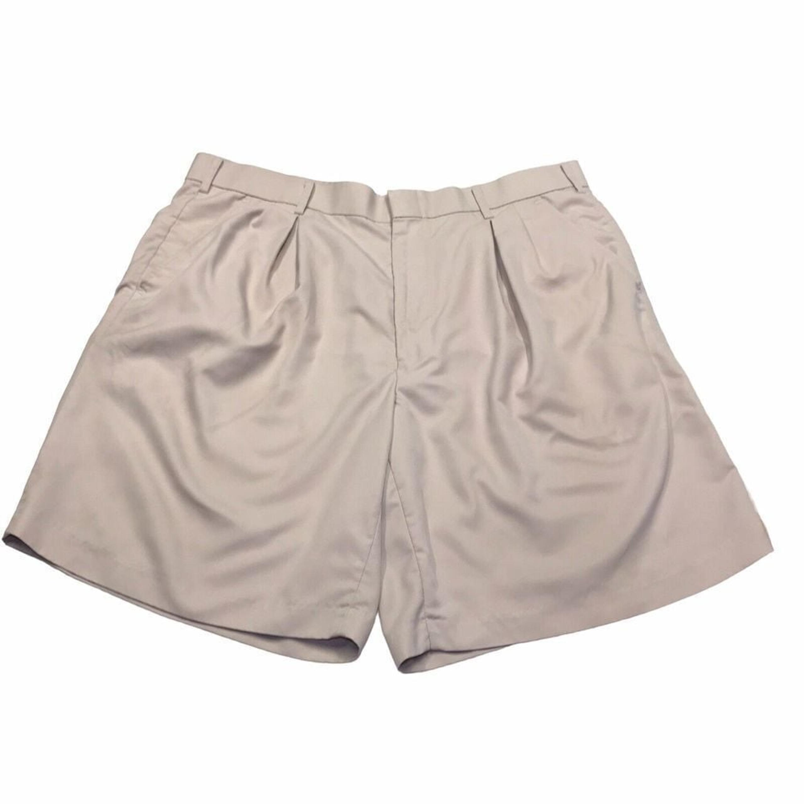 Boast USA Mens Pleated Shorts size 36 grip waist Casual Golf Pockets belt loops
