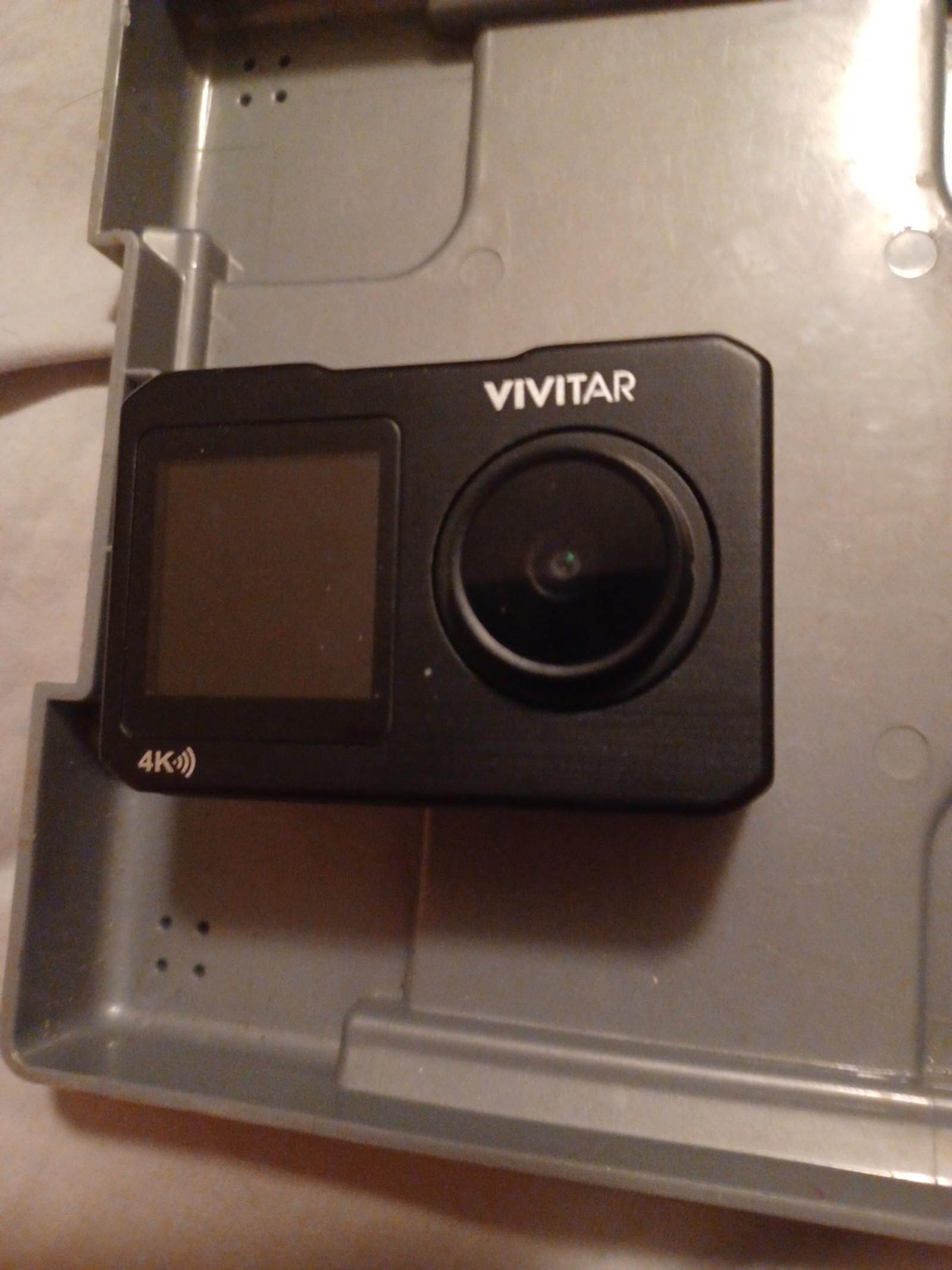 GoPro with case and battery