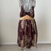 Vintage Arden B Chocolate & Gold Cocktail Dress