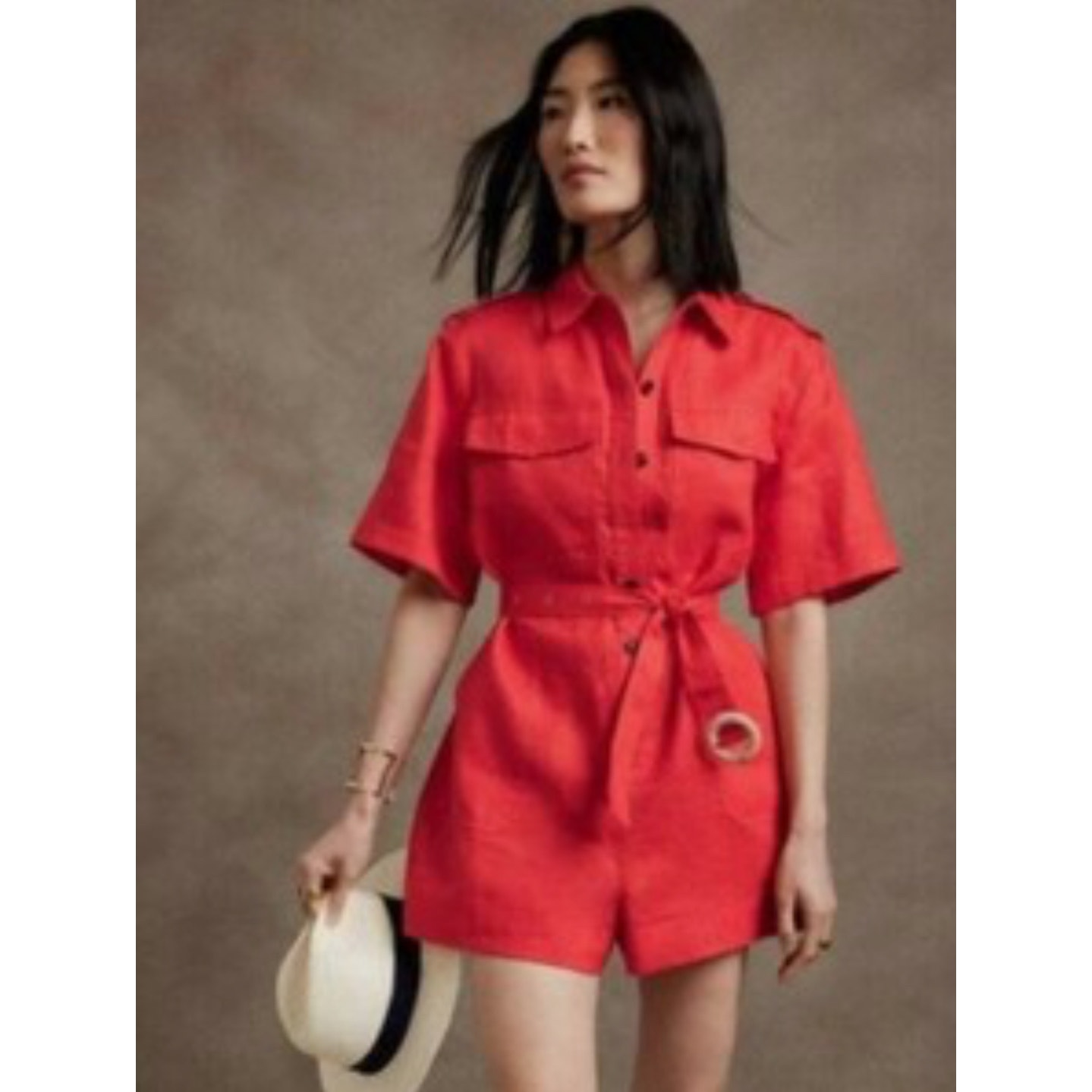 Banana Republic Linen Romper size small