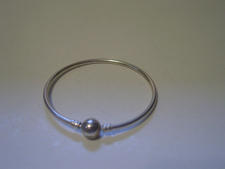 Pandora 925 ALE Sterling Bngle Bracelet
