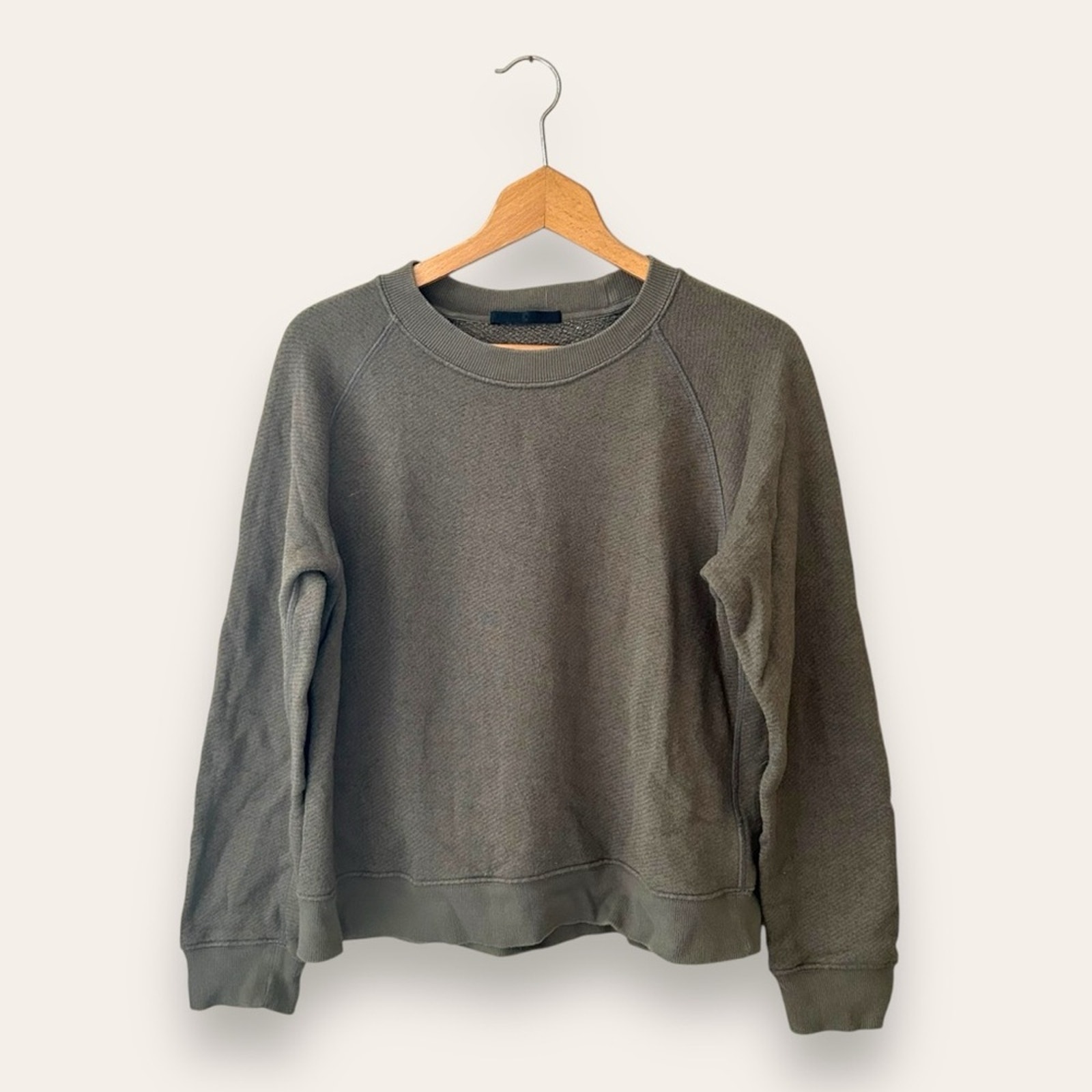 Jenni Kayne Saturday Sweatshirt French Terry Sage Green Small Women’s
