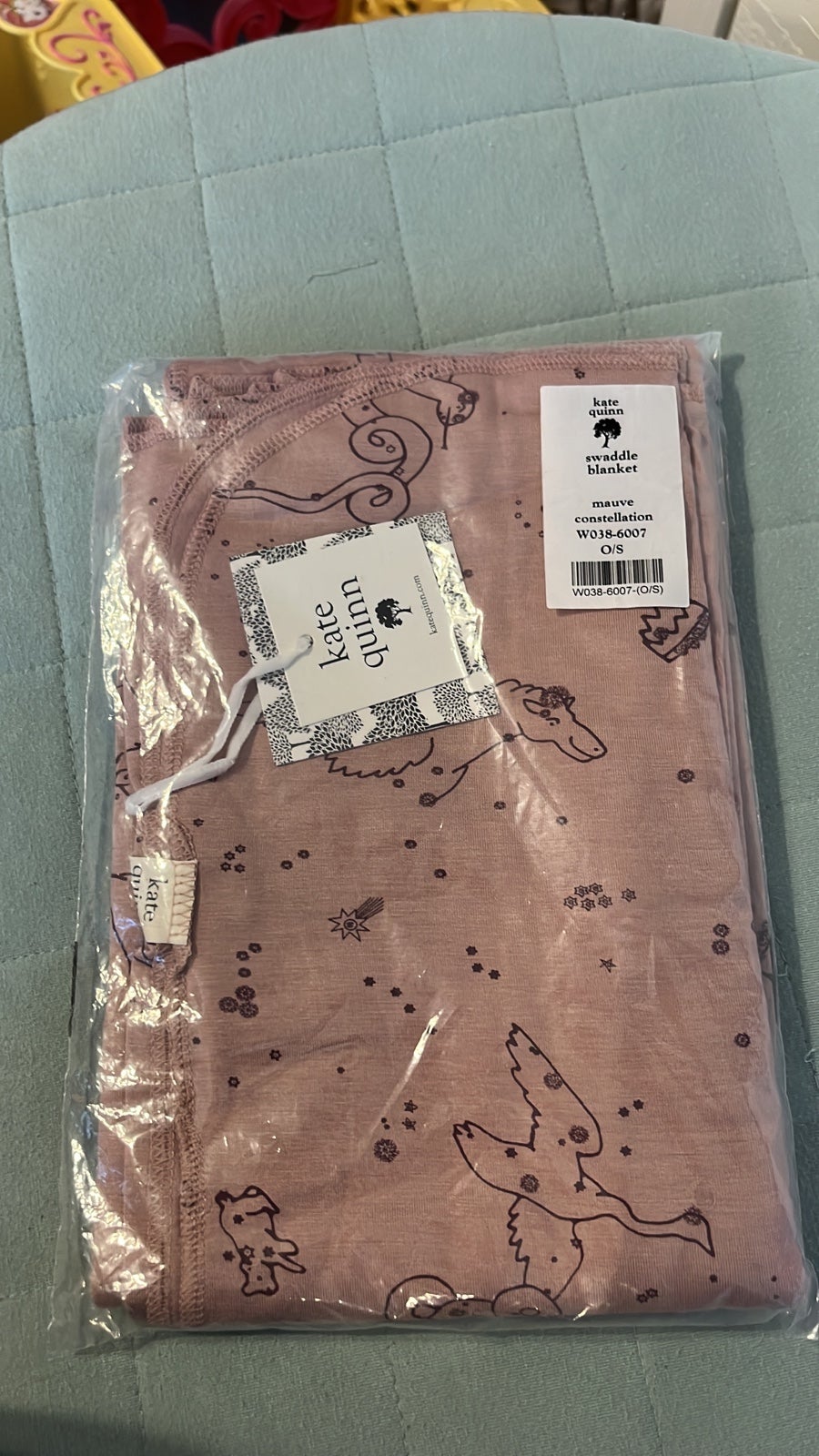 Kate Quinn Mauve Constellation Swaddle