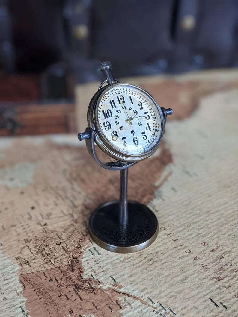 Retro table clock, personalized gifts, table clock, Christmas present,