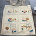Ziggy Vintage Bag Cream Canvas Vintage 1970s Ziggy Tote Bag, Small Free Lance