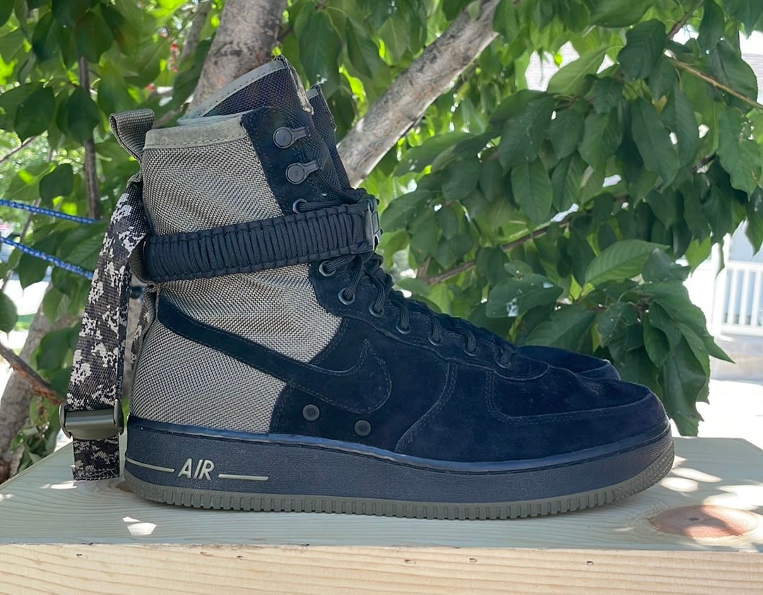 Nike Swoosh SF Air Force 1 Army Camo High Top Boots