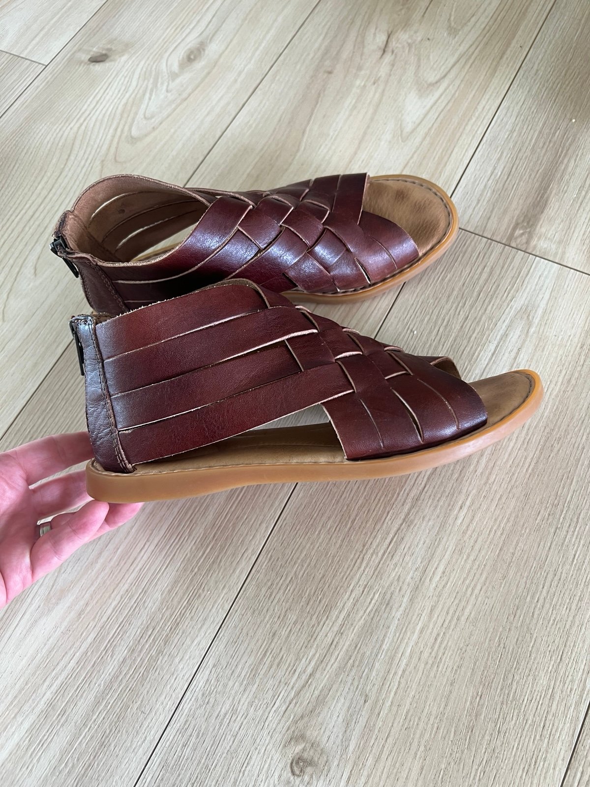 Born iwa woven sandals flats