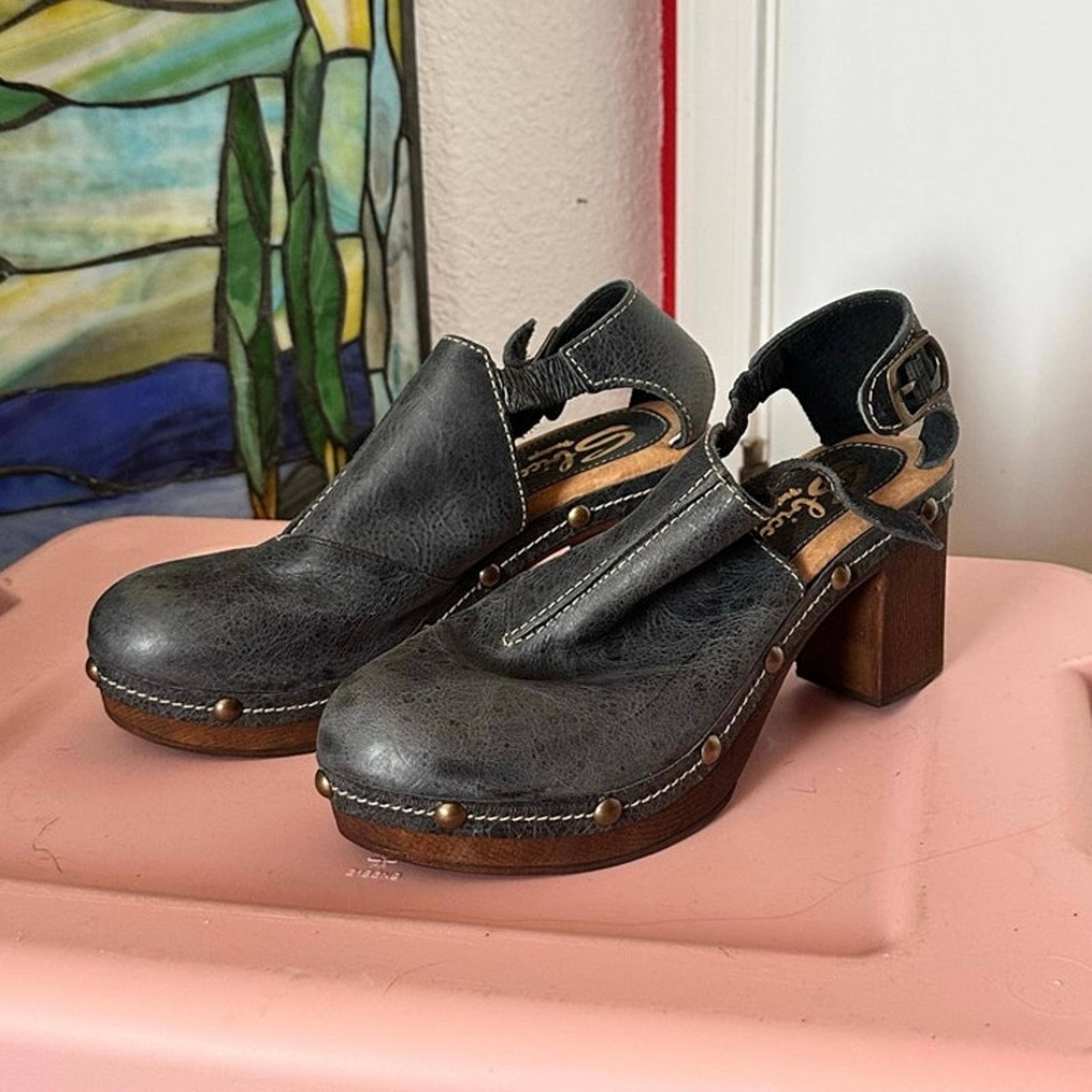 sbicca vintage collection denim heels boots shoes