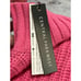 Central Park West Women's Pink & Red Chelsea Turtleneck Pullover Sweater Size XS
