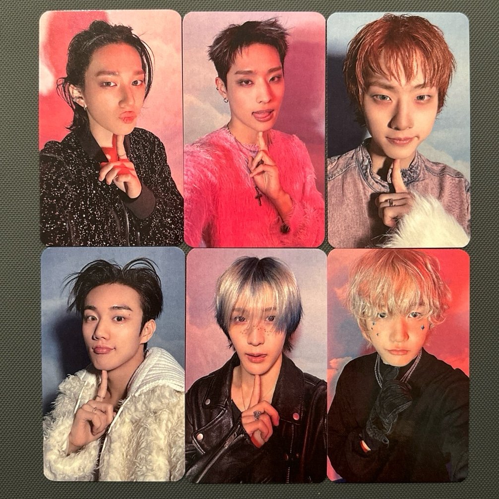 p1harmony photocard fansign pob photocard set