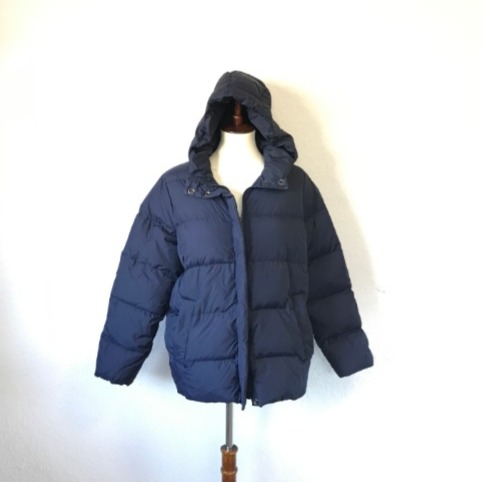 Eileen Fisher Midnight Blue Down Puffer