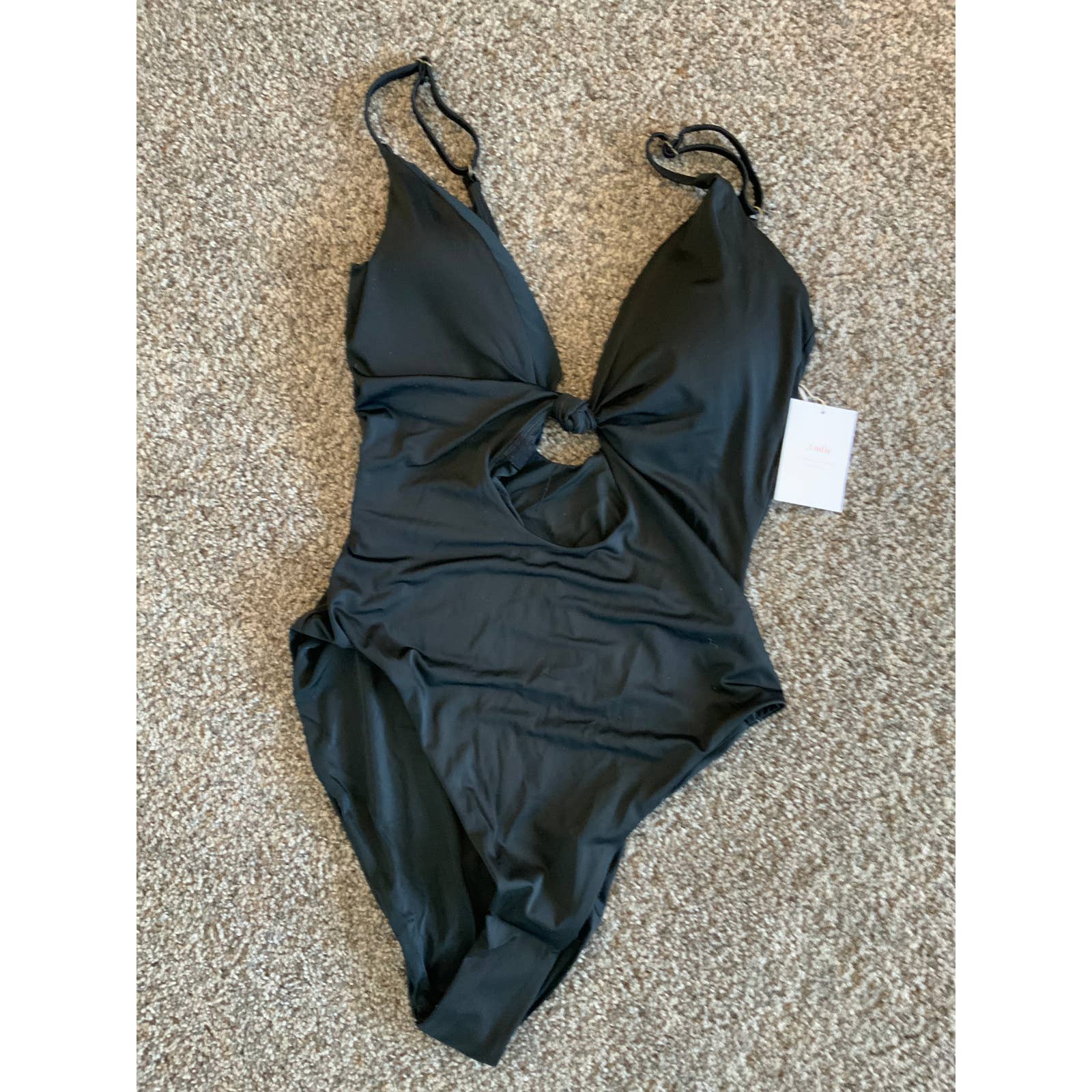 Andie The Santorini One-Piece Swimsuit - Black - Large