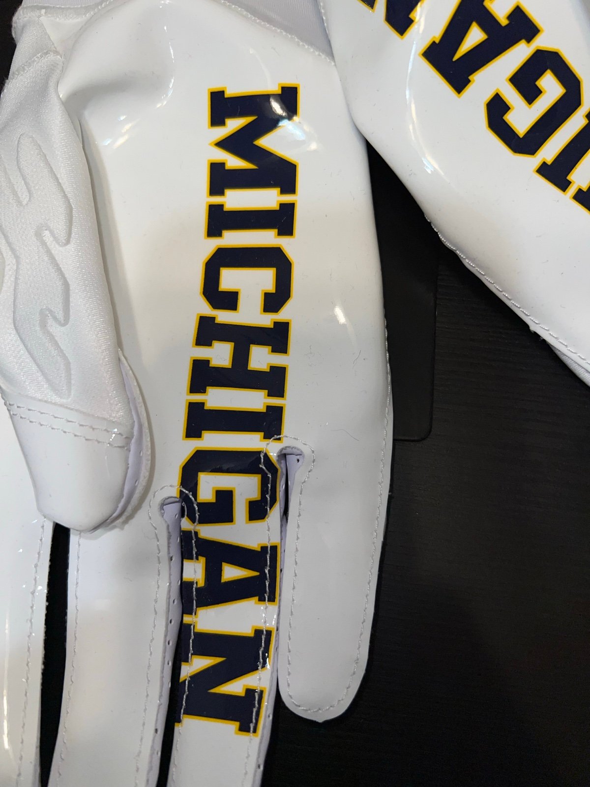 Jordan Nike Michigan Wolverines Superbad Gloves White XL DX5190-112