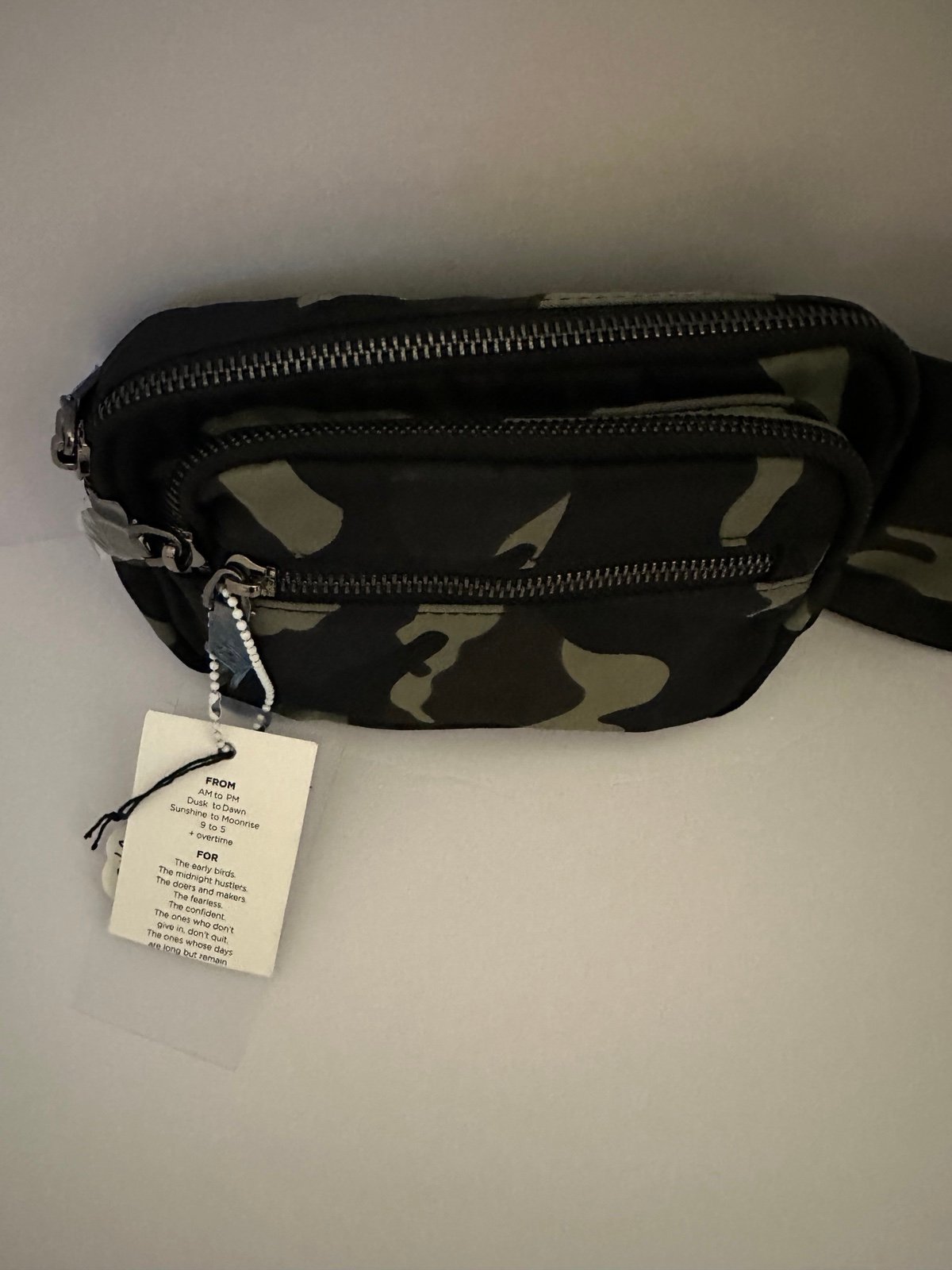 Sol and Solene Hip Hugger Belt Bag-Camo-Brand New!