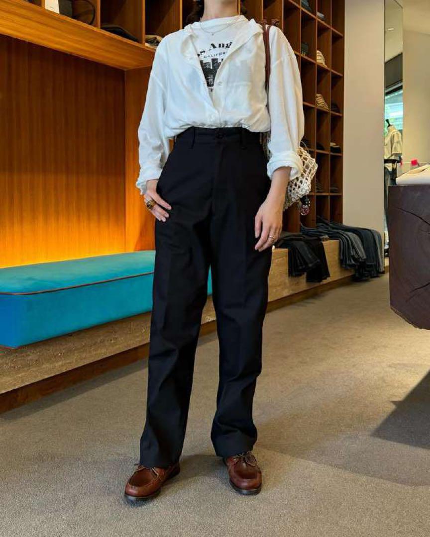 THE SHINZONE WASHED HIGH WAIST CHINO PANTS chinos