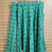 Heart of Haute Retro LE Print Green Happy Daisy Circle Skirt Size 1XL NWT