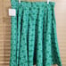 Heart of Haute Retro LE Print Green Happy Daisy Circle Skirt Size 1XL NWT