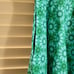 Heart of Haute Retro LE Print Green Happy Daisy Circle Skirt Size 1XL NWT
