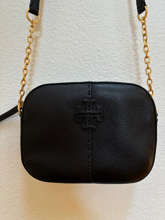 Tory Burch McGraw Camera Bag in Black