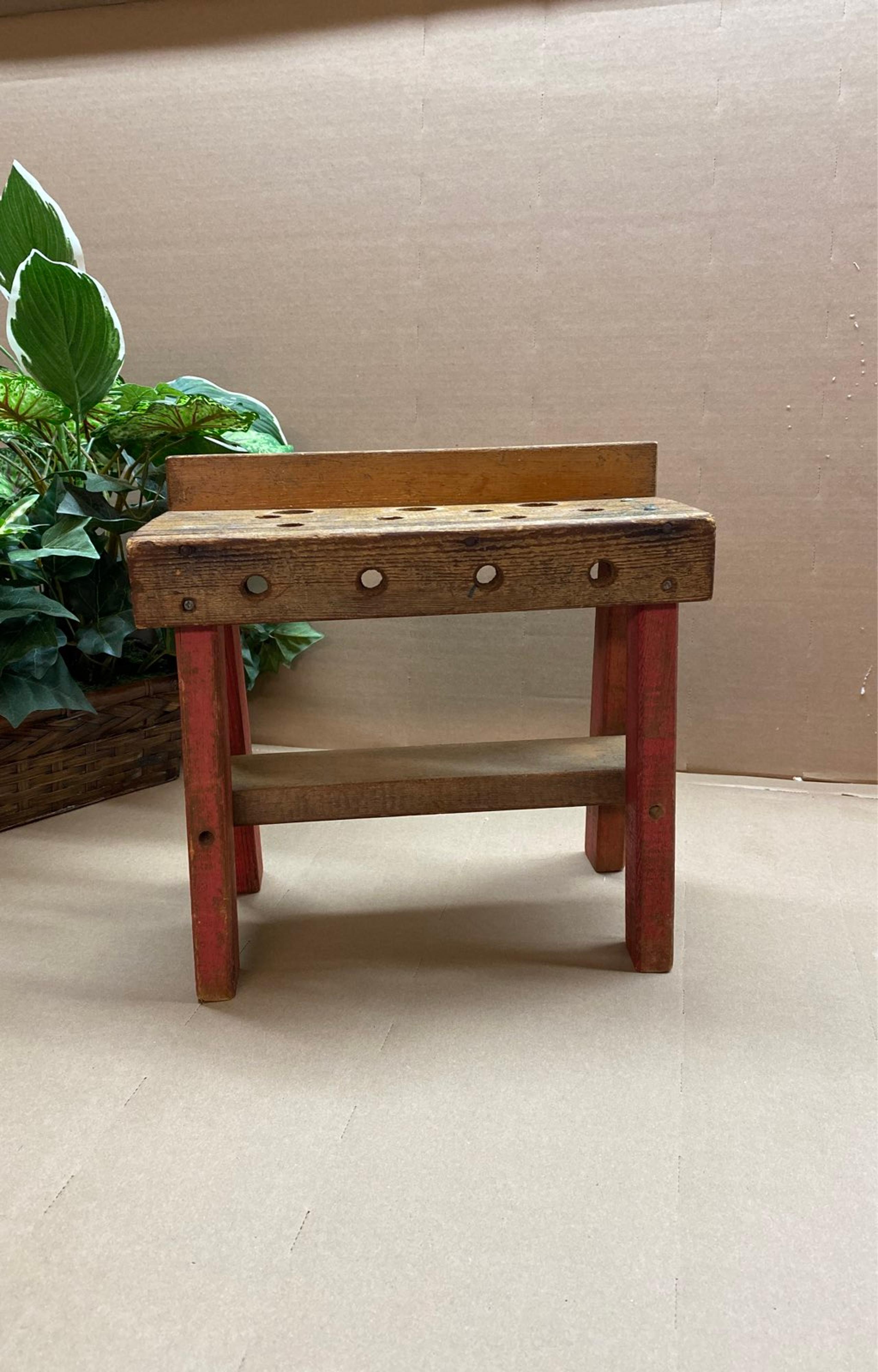 Vintage Wooden PlaySkool Tool Bench