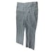 Dress Pants Multicolor Mens Plaid Pattern Straight Leg Slash Pockets Brown Blue