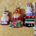 Vintage Christopher Radko Christmas owl ornaments
