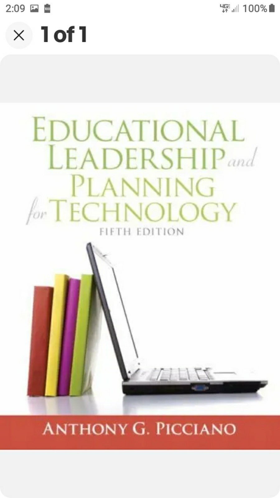 Educational Leadership and Planning for Technology by Anthony Picciano (2010,...