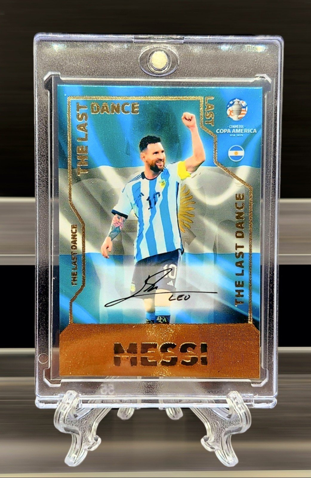 2024 Copa America USA - Lionel Messi Black Printed Signature