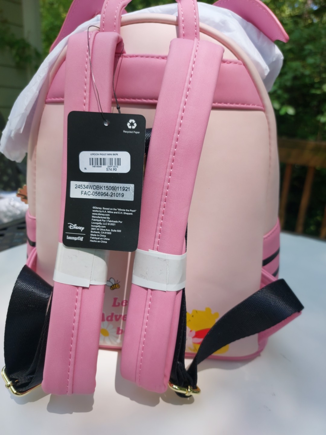 Loungefly Disney Piglet Winnie the Pooh Mini Backpack BNWT