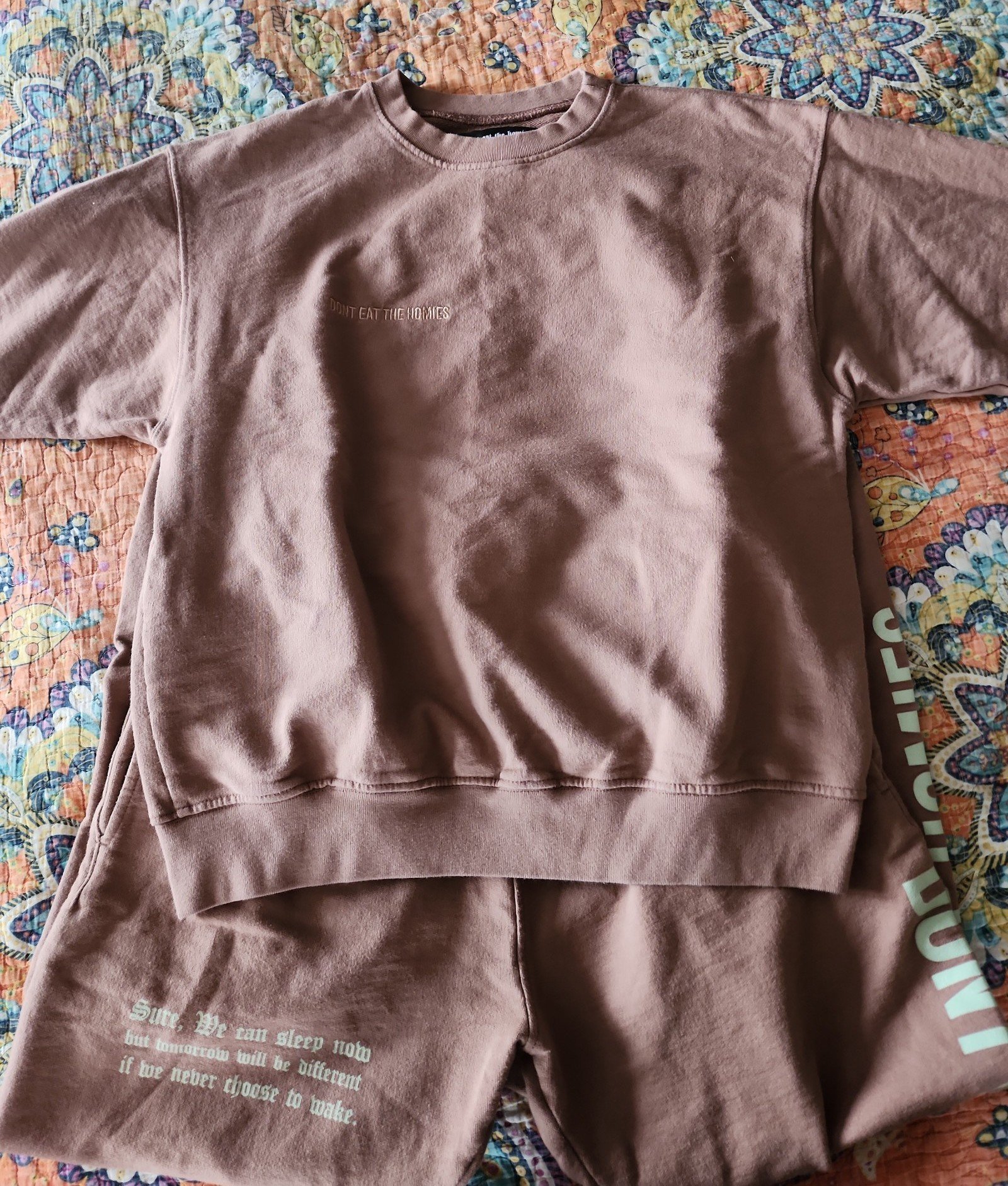 Don't Eat the Homies Jogger Set S/M