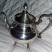 Lion PS Crown Silver over Copper Teapot