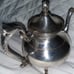 Lion PS Crown Silver over Copper Teapot