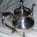 Lion PS Crown Silver over Copper Teapot