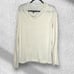 Title Nine Merino Wool Mock Neck Sweater Ivory Size Large Neutral Minimalist