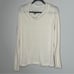 Title Nine Merino Wool Mock Neck Sweater Ivory Size Large Neutral Minimalist