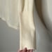 Title Nine Merino Wool Mock Neck Sweater Ivory Size Large Neutral Minimalist