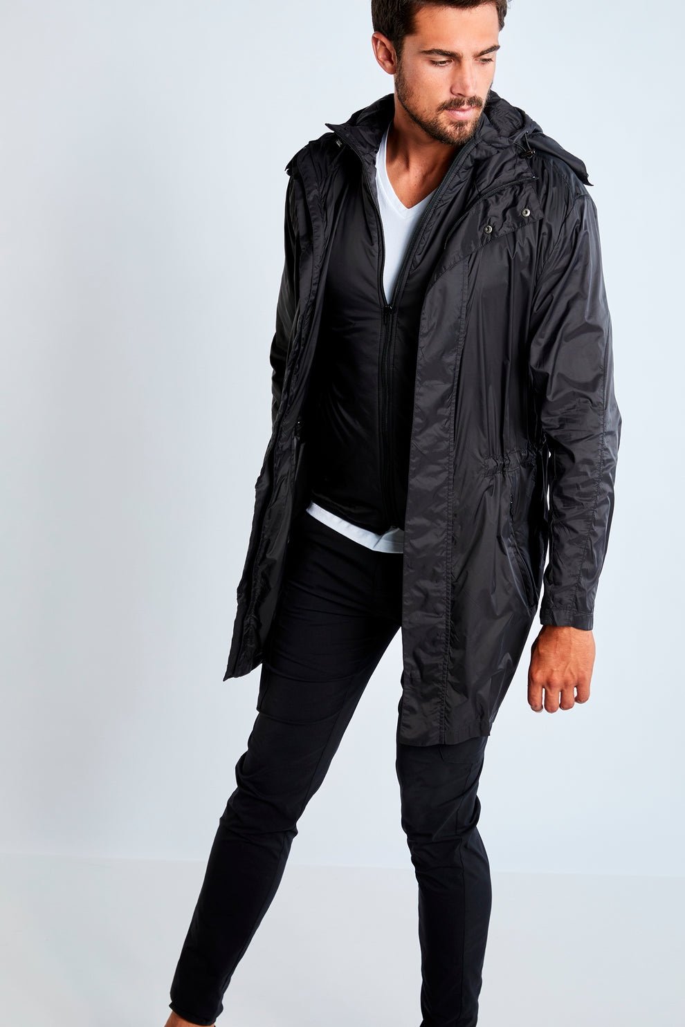 Anatomie Men's Maverick Men's Water Resistant Windbreaker Black Size XS NWOT