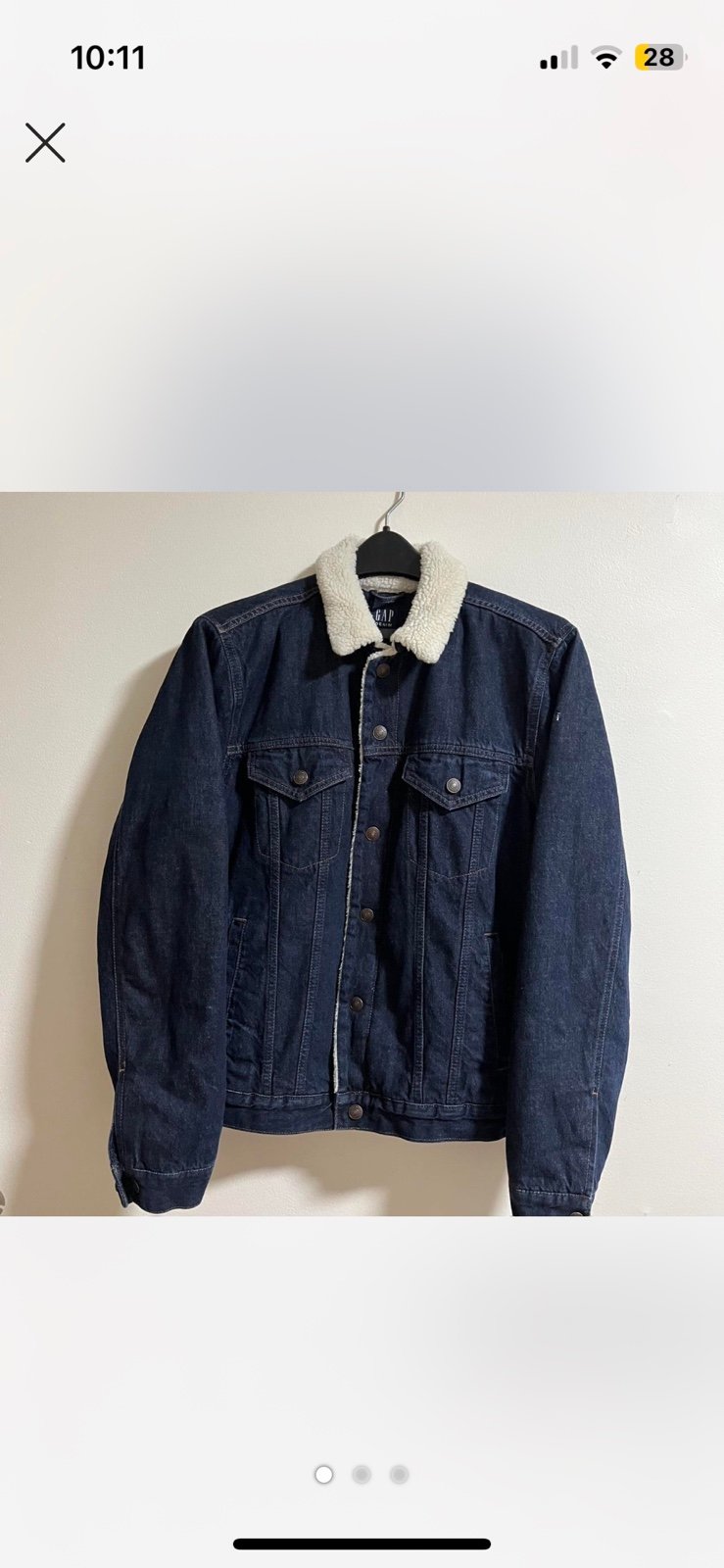 Gap Sherpa lined denim jacket