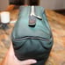 Authentic LOUIS VUITTON Taiga Palana Green Toiletry Cosmetic Bag Pouch Purse