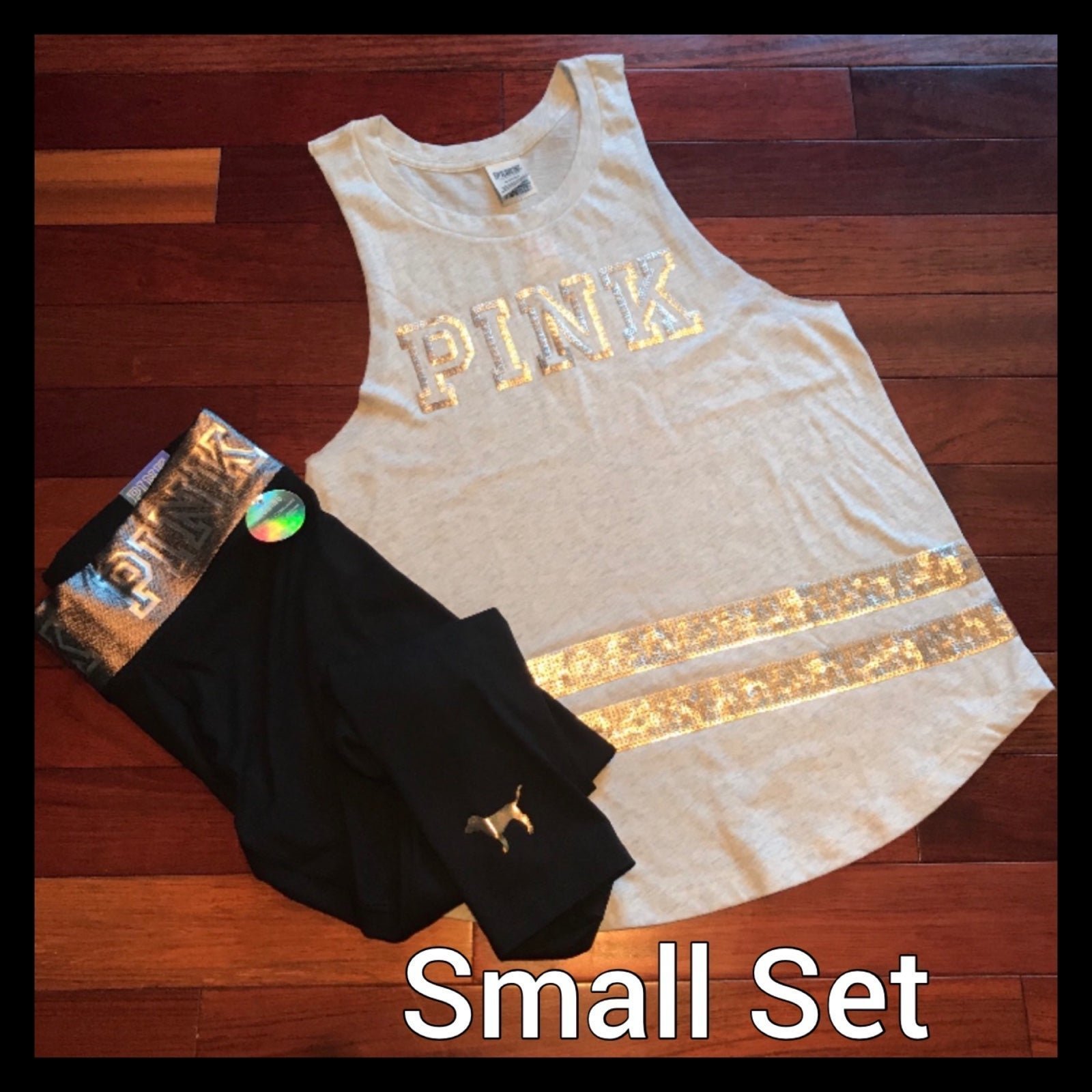 NWT VS PINK BLING SET