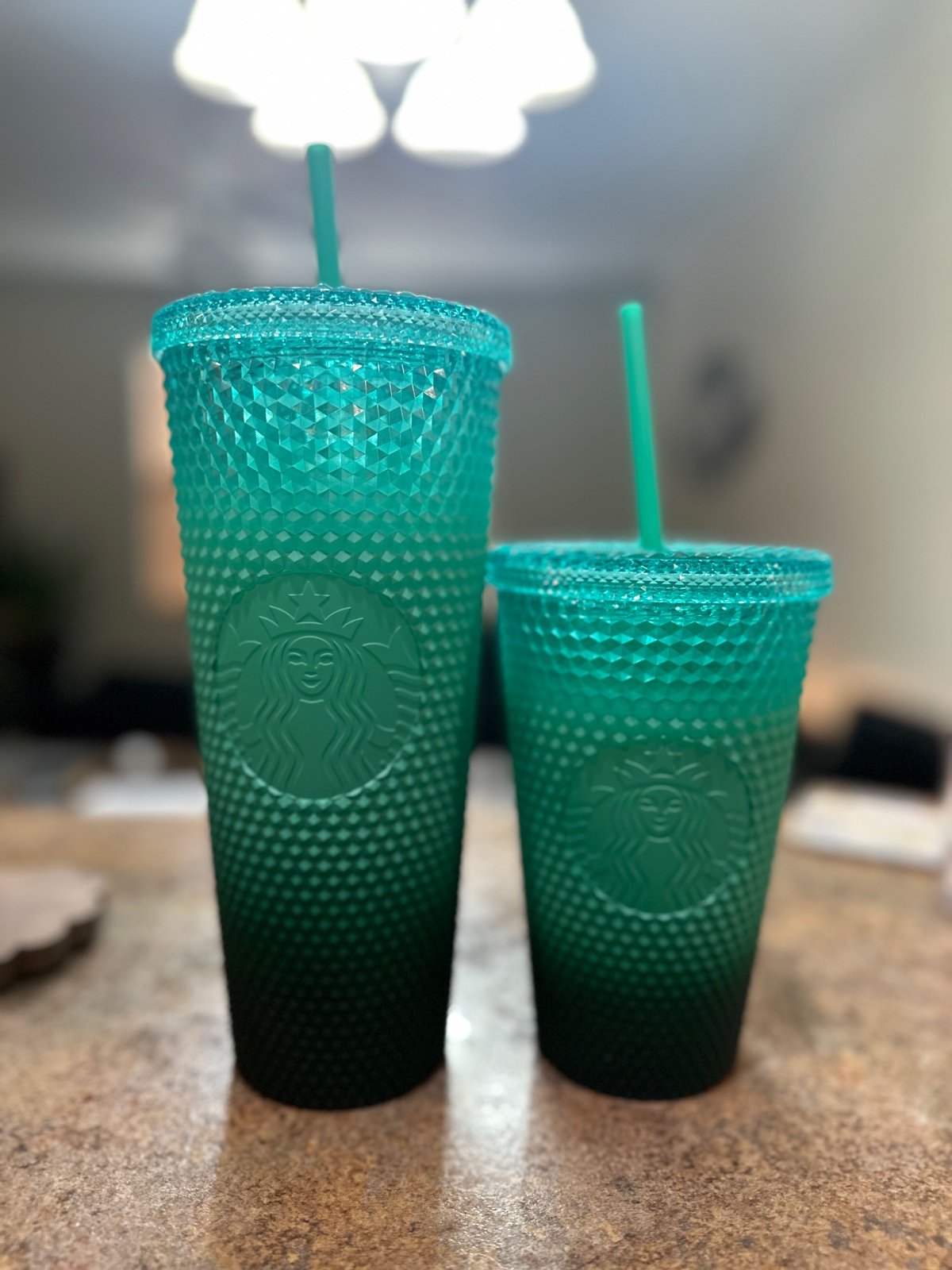 Starbucks Green Ombré Tumblers
