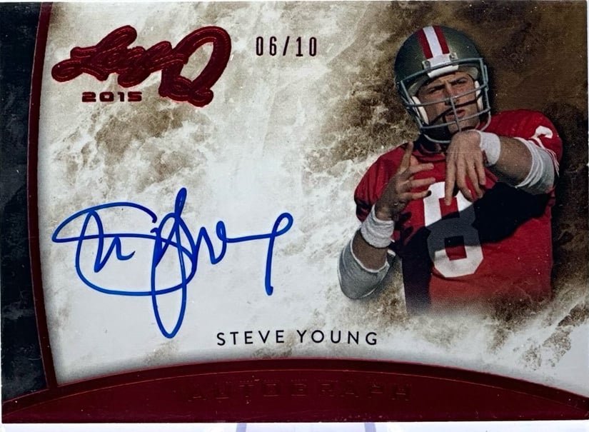 Steve Young Auto 6/10