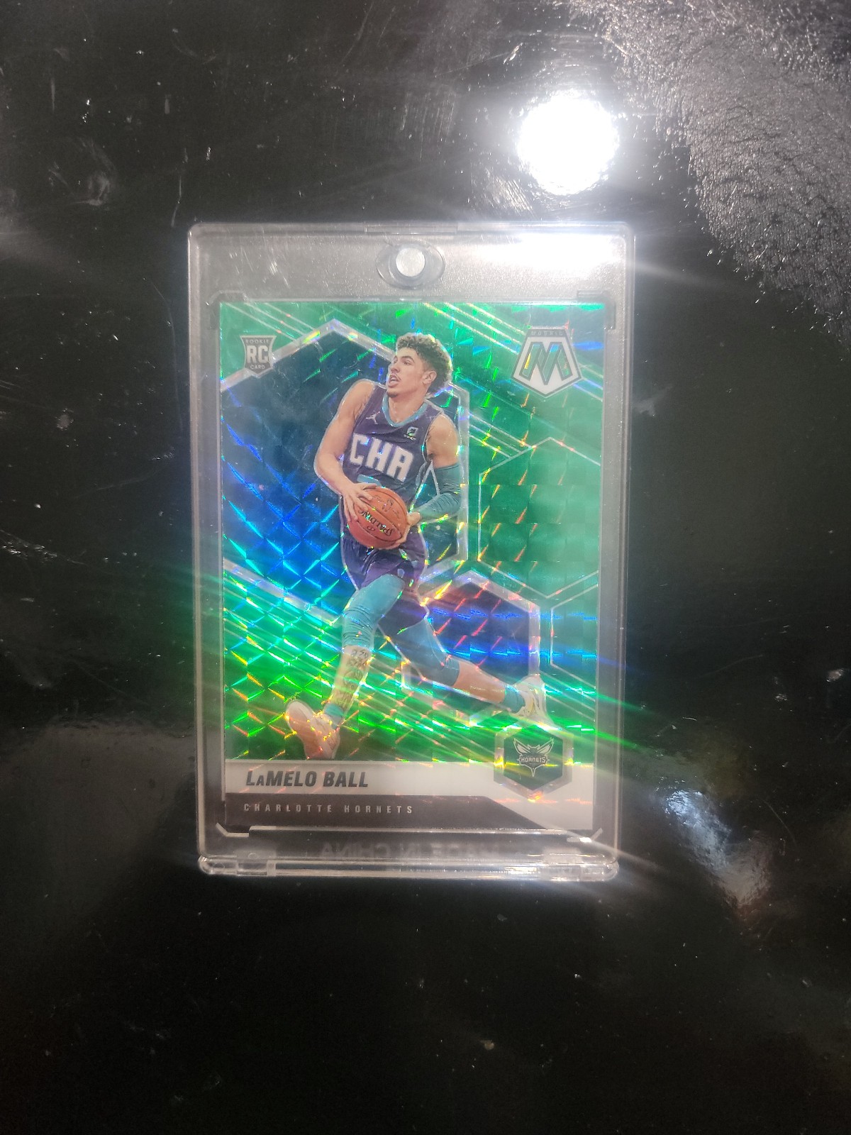 Lamelo Ball Mosaic Prizm Green Rookie Card #202