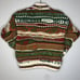 Vintage Corroboree Multicolor Wool Coogi Style Cardigan Cosby Cardigan Sweater
