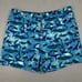 NWT Peter Millar Swim Trunks Men's 2XL All Over Shark Print Blue Lined Pockets