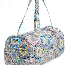 Vera Bradley Large Traveler Duffel Bag Sketched Medallion Cotton NWT