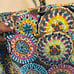 Vera Bradley Large Traveler Duffel Bag Sketched Medallion Cotton NWT