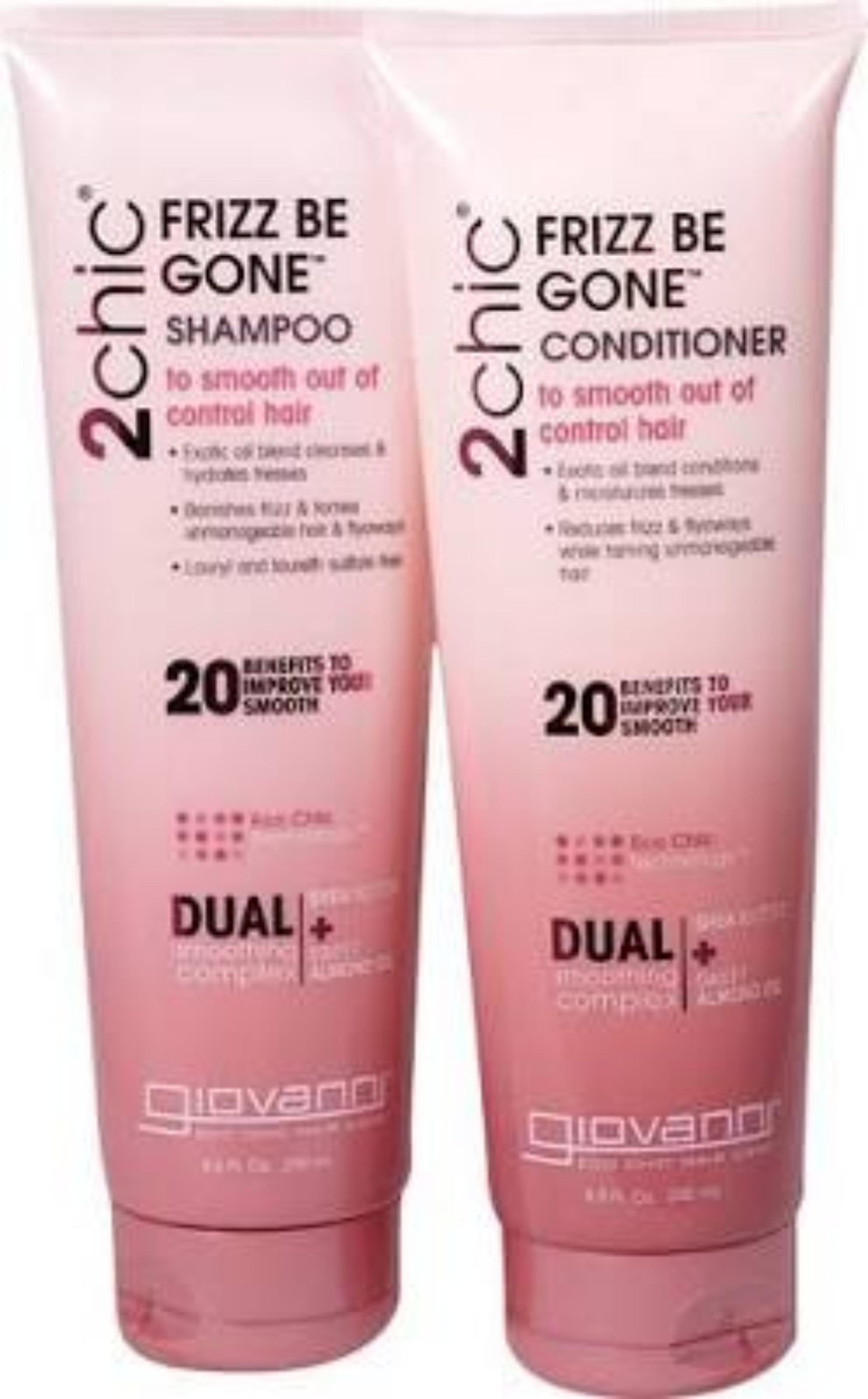 Giovanni 2Chic Frizz Be Gone shampoo & conditioner set NWT sample
